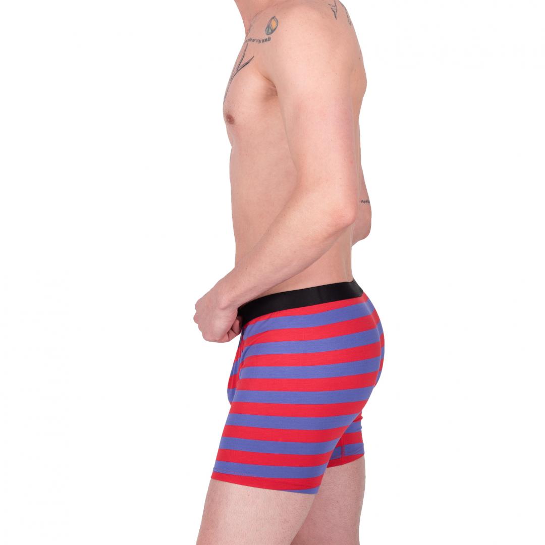 Bold Striped Leg Binding Boxer